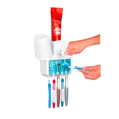 Dispensador de crema dental  para 5 cepillos