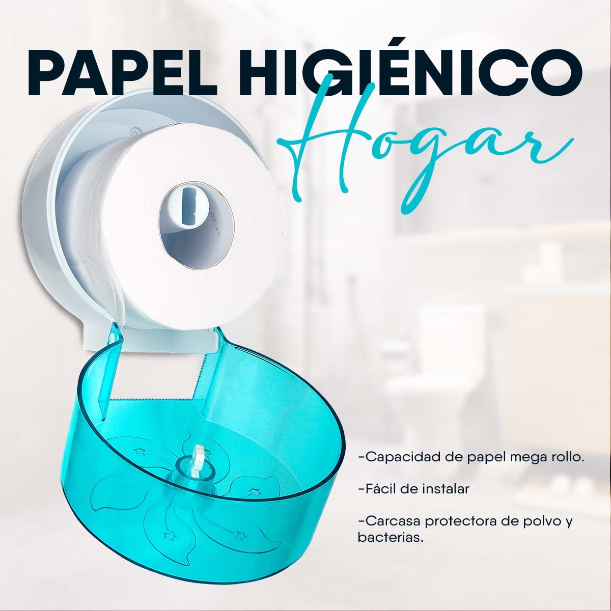 Dispensador de Papel Higiénico Hogar